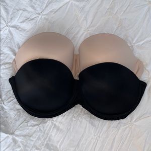 PINK Strapless Push-up Bra